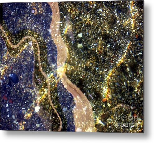 Water Metal Print featuring the digital art Shallow Water by Dale  Ford