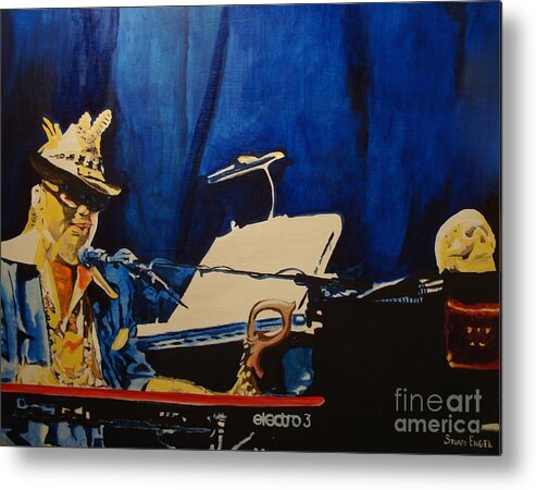 Dr John Metal Print featuring the painting Aiko Aiko Asheville by Stuart Engel