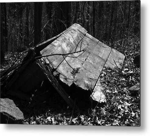 Ansel Adams Metal Print featuring the photograph Cindy Outhouse by Curtis J Neeley Jr