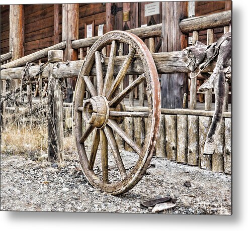  Oregon Metal Print featuring the photograph The Wheel Rolls On by M Three Photos