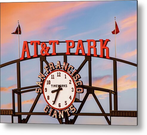 Baseball Metal Print featuring the photograph ATT Park San Francisco by Terry Walsh