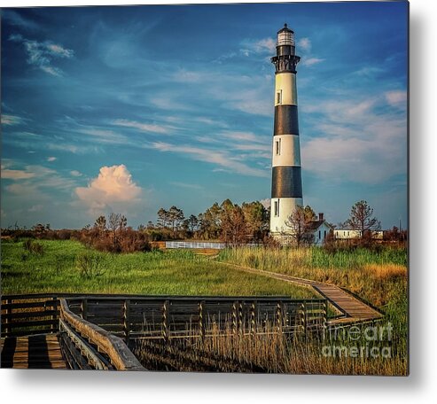 Atlantic Metal Print featuring the photograph Bodie Island Lighthouse by Nick Zelinsky Jr