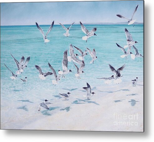 Freedom Metal Print featuring the painting Freedom - Eleuthera by Roshanne Minnis-Eyma