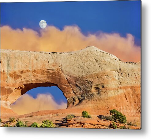 Creative Photography Metal Print featuring the photograph Wilson Arch Moab Utah by Terry Walsh