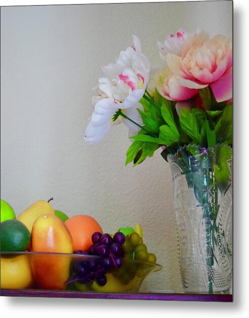 Flower Metal Print featuring the photograph Still Life by Bnte Creations