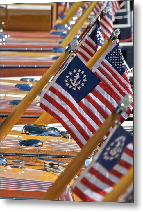 Stars Metal Print featuring the photograph Stars and Stripes #15 by Steven Lapkin