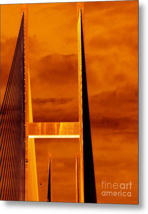 Cathy Dee Janes Metal Print featuring the photograph Pinnacle by Cathy Dee Janes