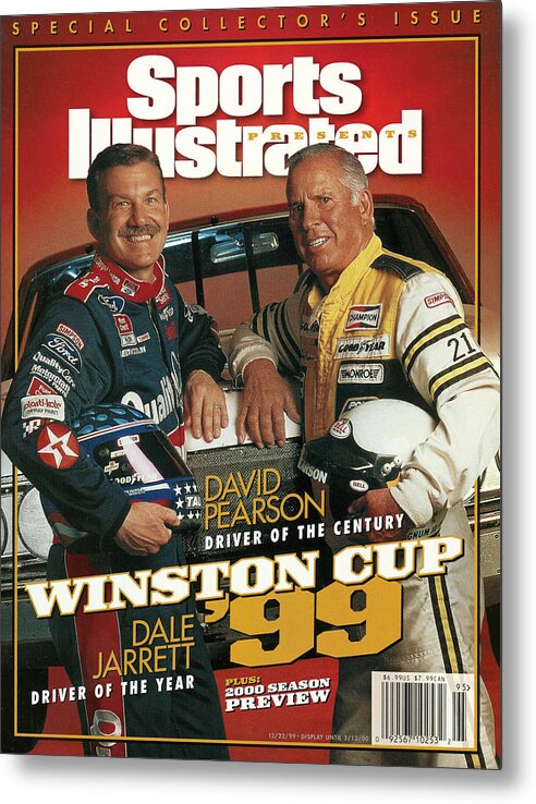 People Metal Print featuring the photograph Dale Jarrett, 1999 Winston Cup Champion Sports Illustrated Cover by Sports Illustrated