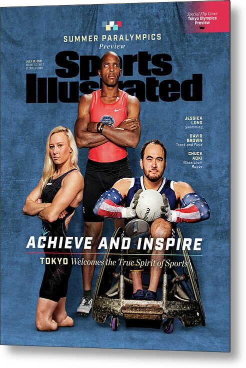 Published Metal Print featuring the photograph 2020 Summer Olympics Preview Issue Cover #1 by Sports Illustrated