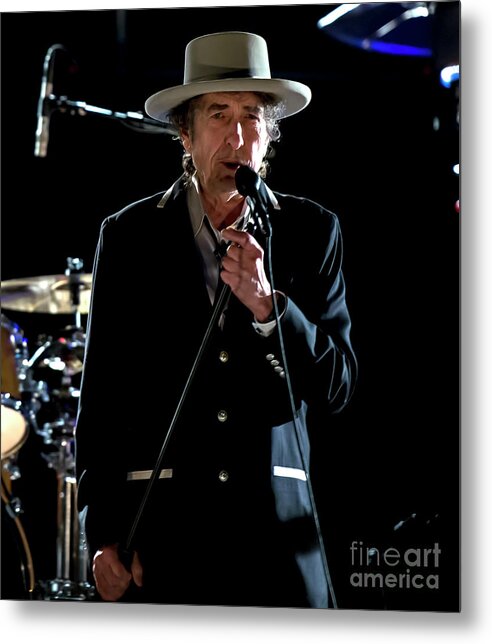 Bob Dylan Metal Print featuring the photograph Bob Dylan and His Band #3 by David Oppenheimer