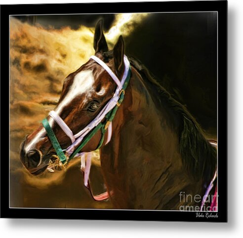 Last Memories Metal Print featuring the photograph Horse Last Memories by Blake Richards