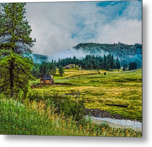 Mountains Metal Print featuring the photograph Mountain Fog by Randy Jackson