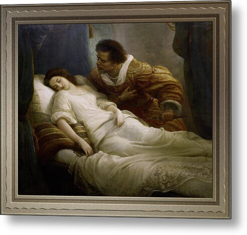 Othello Metal Print featuring the painting Othello by Christian Kohler by Rolando Burbon