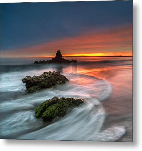 California Metal Print featuring the photograph Mystical Sunset 2 by Larry Marshall