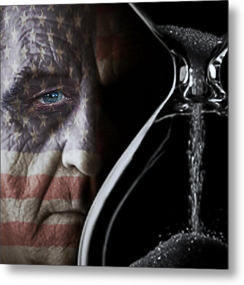 Flag Metal Print featuring the photograph Flag Face #1 by Pro Shutterblade