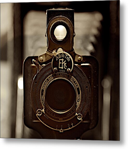 Kodak Metal Print featuring the photograph Vintage Kodak by Pam DeCamp