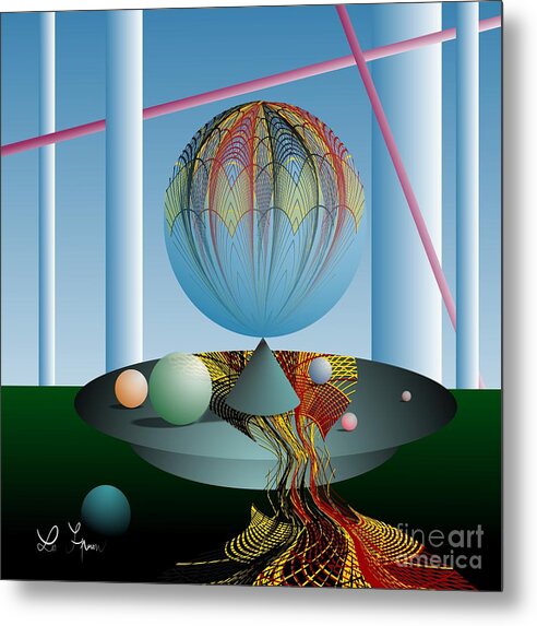 A Kind Of Magic Metal Print featuring the digital art A Kind of Magic by Leo Symon