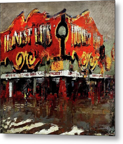 Toronto Metal Print featuring the digital art Gone Place by Nicky Jameson