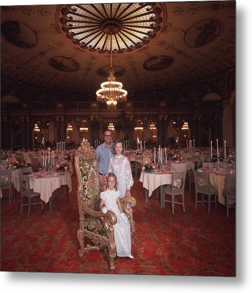 Child Metal Print featuring the photograph Breaker Family by Slim Aarons