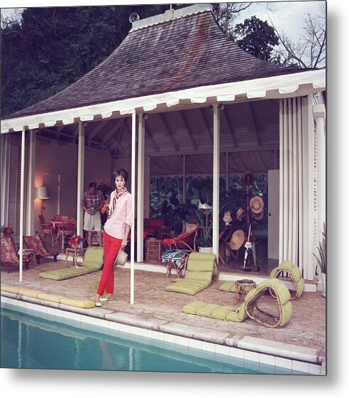 People Metal Print featuring the photograph Family Snapper by Slim Aarons