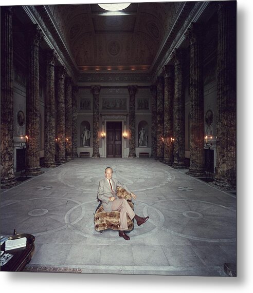 People Metal Print featuring the photograph Kedleston Hall by Slim Aarons