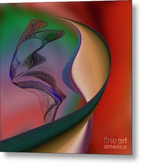 Flush Metal Print featuring the digital art Flush by Leo Symon