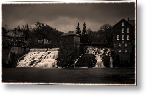 Falls Metal Print featuring the photograph 102239-op-s by Mike Davis