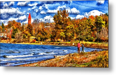 Wells College Metal Print featuring the photograph Autumn at Wells by Monroe Payne