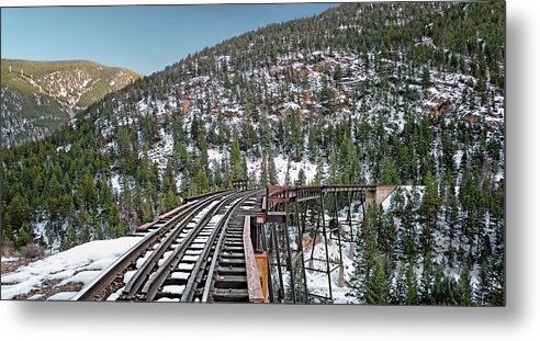 Railroad Metal Print featuring the photograph Devils Gate by Steven Michael