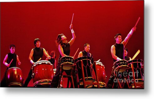 Taiko Drummers Metal Print featuring the photograph Dragon Beat Taiko by Craig Wood