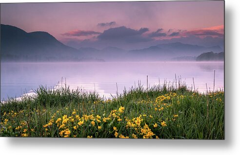Scenics Metal Print featuring the photograph First Light On Ullswater by John Lever Photography.