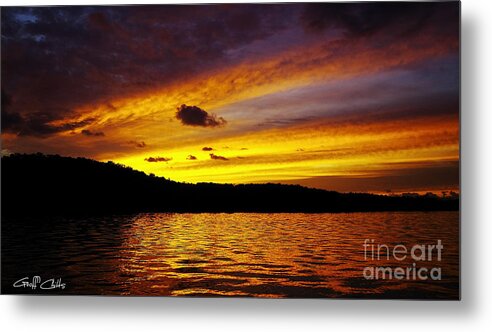 Sunrise Metal Print featuring the photograph Golden Island Sunrise. by Geoff Childs