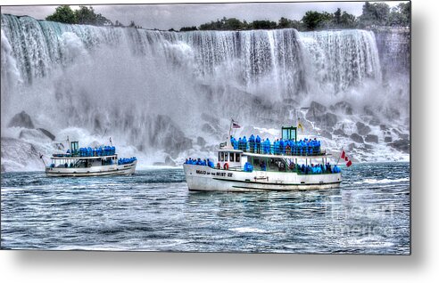 Niagara Falls Metal Print featuring the photograph Maid of the Mist by Bianca Nadeau