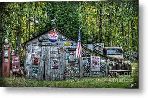 Shed Metal Print featuring the photograph Maine Shed by Alana Ranney