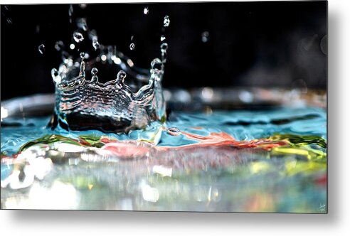 Bokeh Metal Print featuring the photograph Neptune's Crown by Lisa Knechtel
