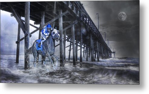 Fantasy Metal Print featuring the photograph Night Run II by Betsy Knapp