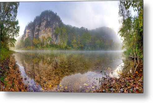 2012 Metal Print featuring the photograph Out of the Mist by Robert Charity