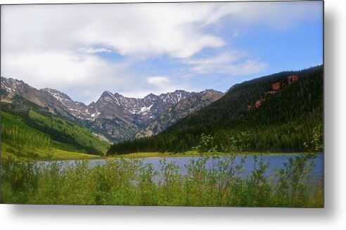 Mountains Metal Print featuring the photograph Piney Lake in Upper Vail by Kristina Deane