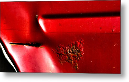 Toyota Metal Print featuring the photograph Red Gash by Jeff Kurtz