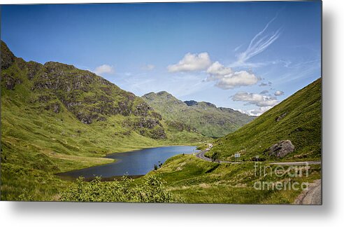 Winding Metal Print featuring the photograph Scottish Highlands Stream by Sophie McAulay