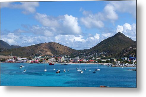 Scenic Metal Print featuring the photograph St. Maarten by Lois Lepisto