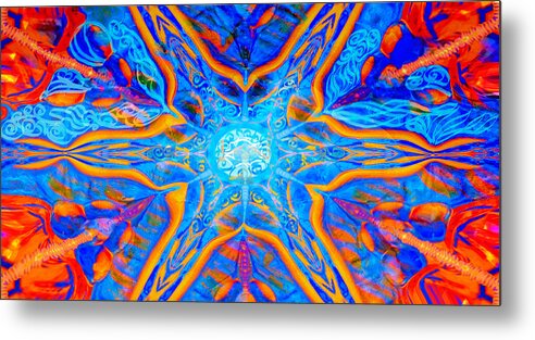 Digital Art Metal Print featuring the photograph Starphysh by Adria Trail