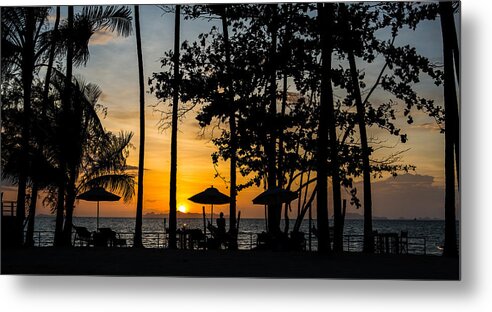 Thailand Metal Print featuring the photograph Thailand Sunset by Mike Lee