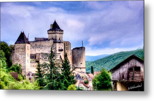 Cathar Metal Print featuring the photograph The old Cathar Stronghold by Weston Westmoreland