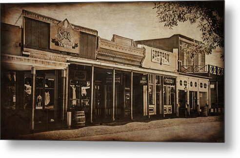 Cities Metal Print featuring the photograph Tombstone AZ by Elaine Malott