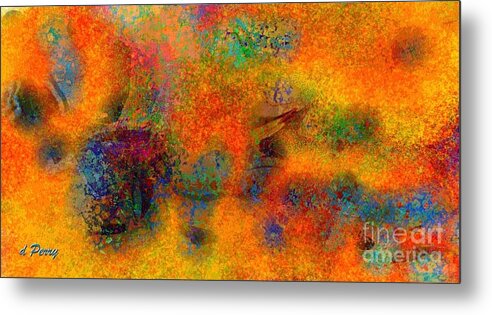 Abstract Art Prints Metal Print featuring the digital art Transitions by D Perry