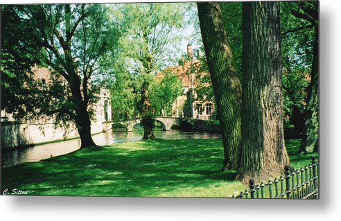 Belgium Photographs Metal Print featuring the photograph Belgian Park by C Sitton