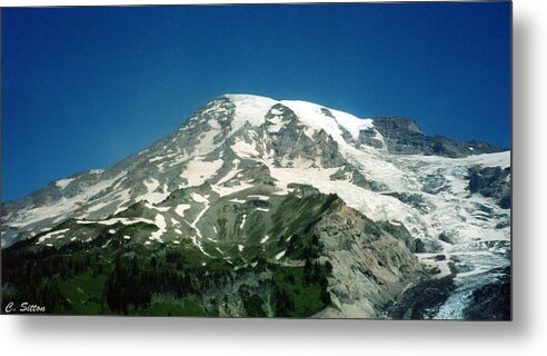 Mount Rainier Photographs Metal Print featuring the photograph Magestic Rainier by C Sitton