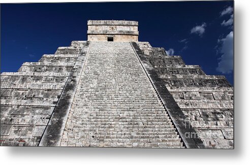 Chichen Itza Metal Print featuring the photograph Mexico by Milena Boeva