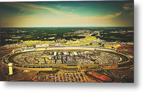 Charlotte Motor Speedway Metal Print featuring the photograph Charlotte Motor Speedway #1 by Mountain Dreams